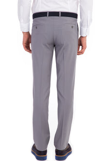 Açık Gri Yünlü Klasik Kumaş Pantolon