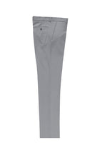 Açık Gri Yünlü Klasik Kumaş Pantolon