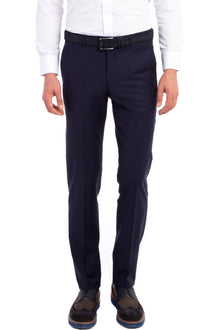 Lacivert Yünlü Klasik Kumaş Pantolon