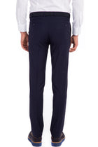 Lacivert Yünlü Klasik Kumaş Pantolon