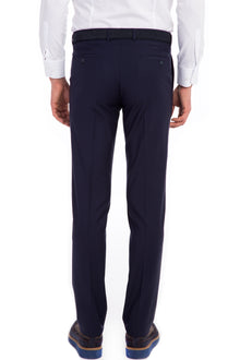 Lacivert Yünlü Klasik Kumaş Pantolon