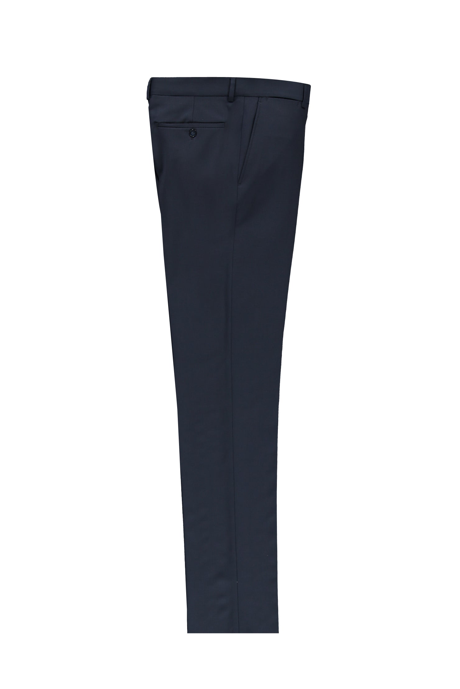 Lacivert Yünlü Klasik Kumaş Pantolon