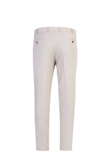 Bej 6 Drop Regular Fit Standart Kesim Yünlü Klasik Kuma? Pantolon-Abdullah Ki??l?