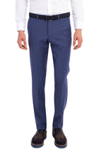 Koyu Mavi 4 Drop Relaxed Fit Rahat Kesim Klasik Kuma? Pantolon-Abdullah Ki??l?