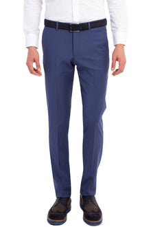 Koyu Mavi 4 Drop Relaxed Fit Rahat Kesim Klasik Kuma? Pantolon-Abdullah Ki??l?