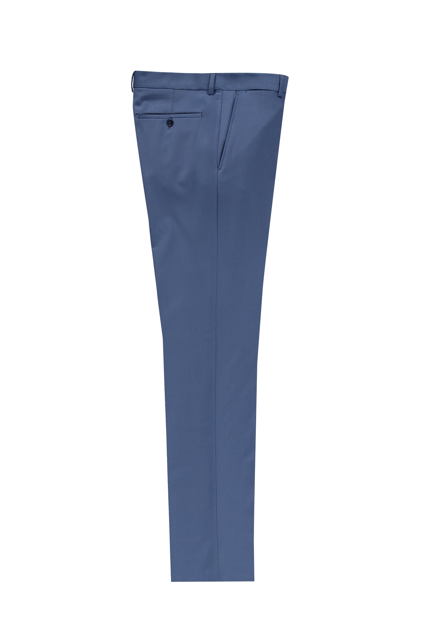Koyu Mavi 6 Drop Regular Fit Standart Kesim Yünlü Klasik Kuma? Pantolon-Abdullah Ki??l?