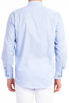 Açık Mavi Ak Wb Ekose Spor Gömlek