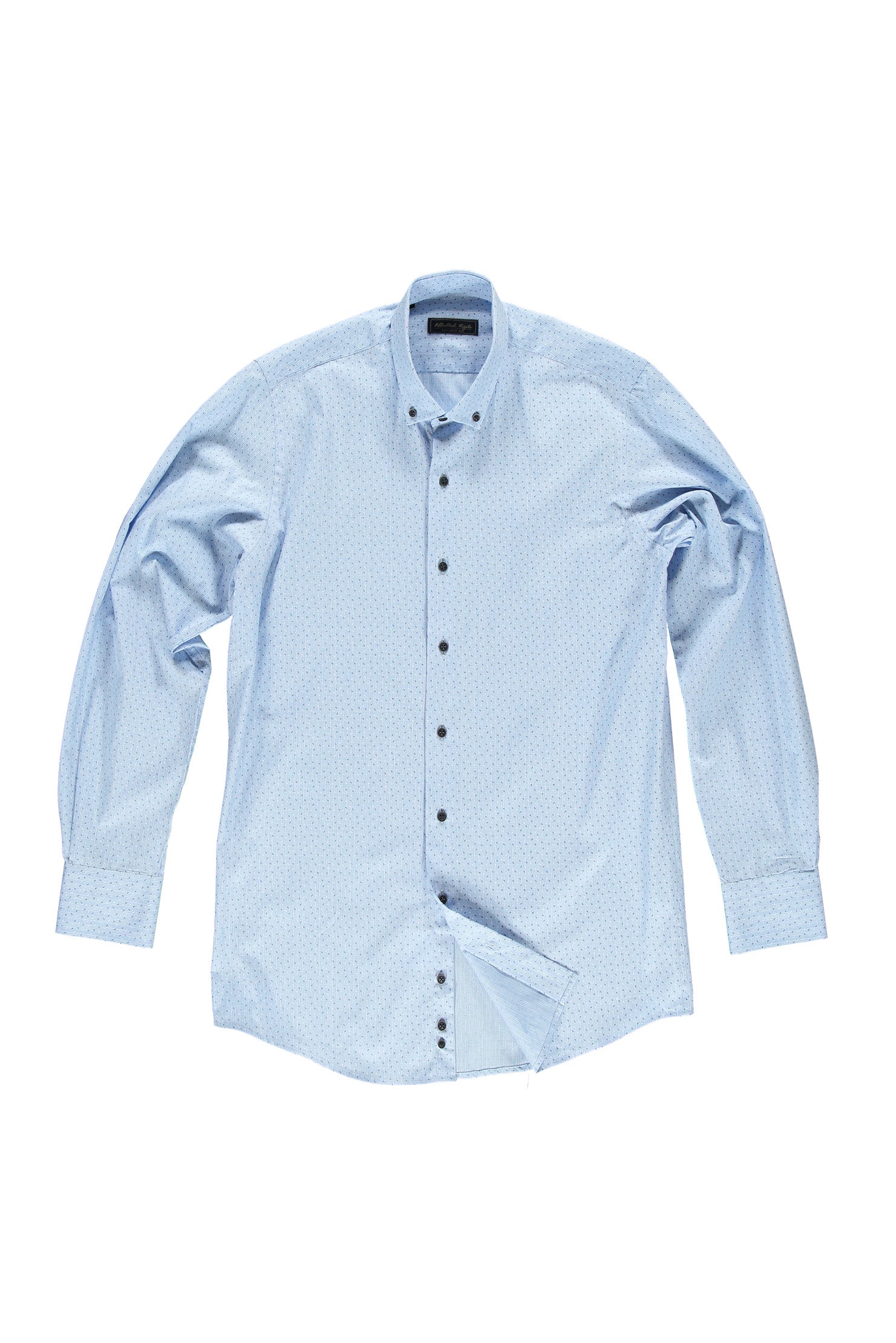 Açık Mavi Ak Wb Ekose Spor Gömlek