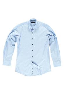 Açık Mavi Ak Wb Ekose Spor Gömlek