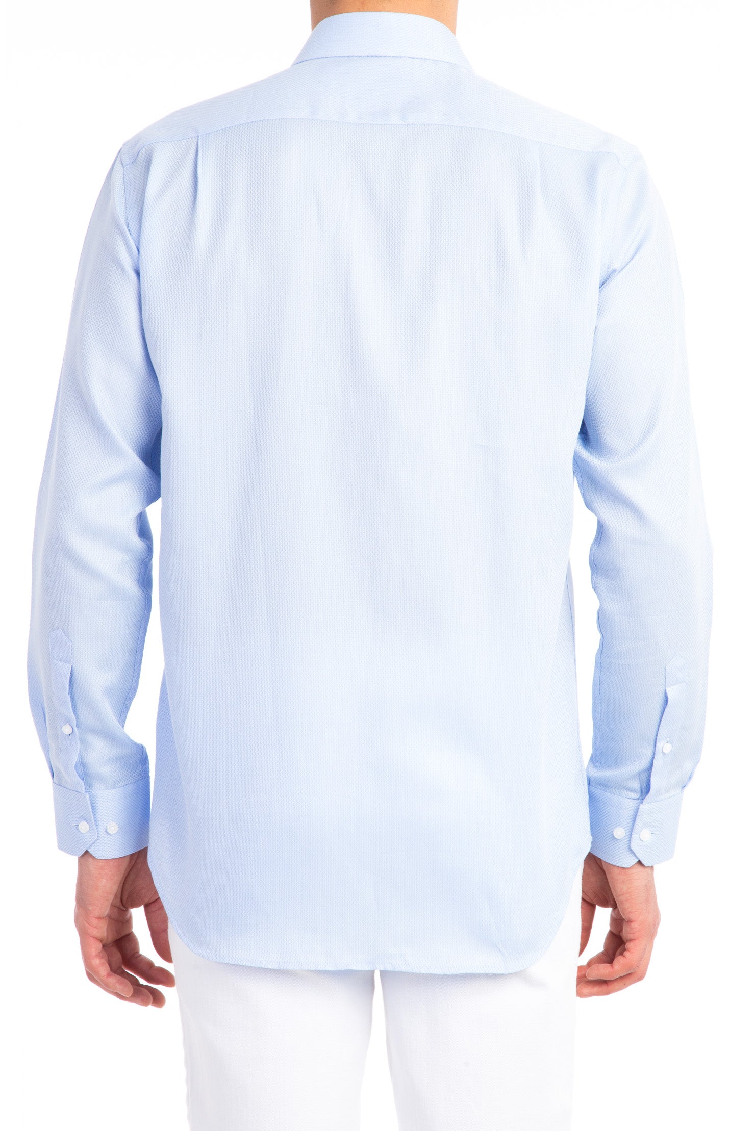 Açık Mavi A.K Kz Klasik Armürlü Göm