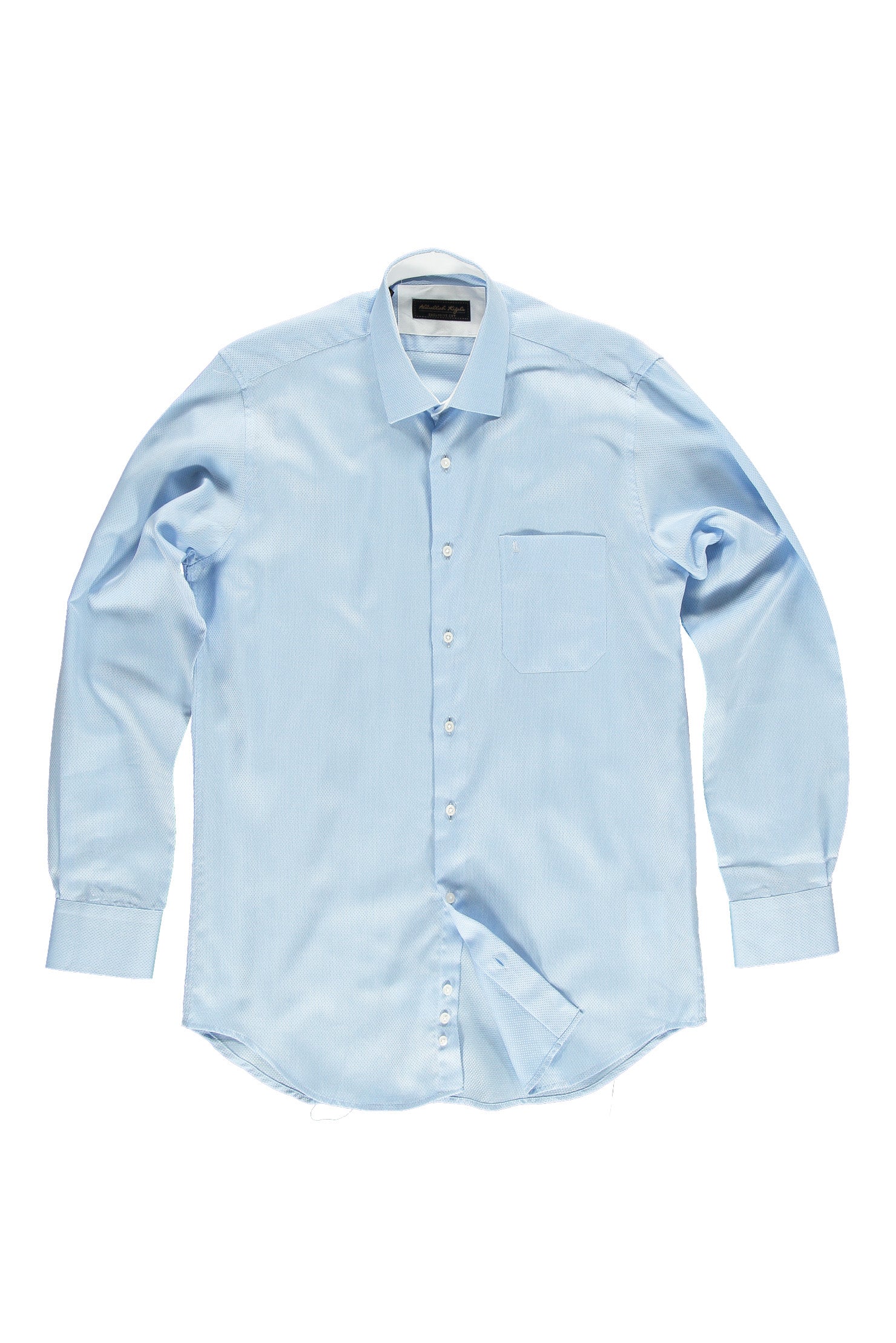 Açık Mavi A.K Kz Klasik Armürlü Göm