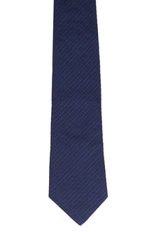 Lacivert İtalyan Desenli Kravat