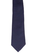 Lacivert İtalyan Desenli Kravat