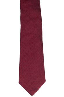 Bordo İtalyan Desenli Kravat
