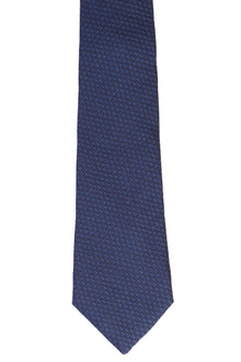 Lacivert İtalyan Desenli Kravat
