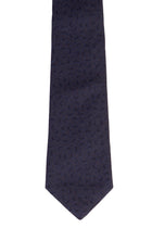 Lacivert İtalyan Desenli Kravat