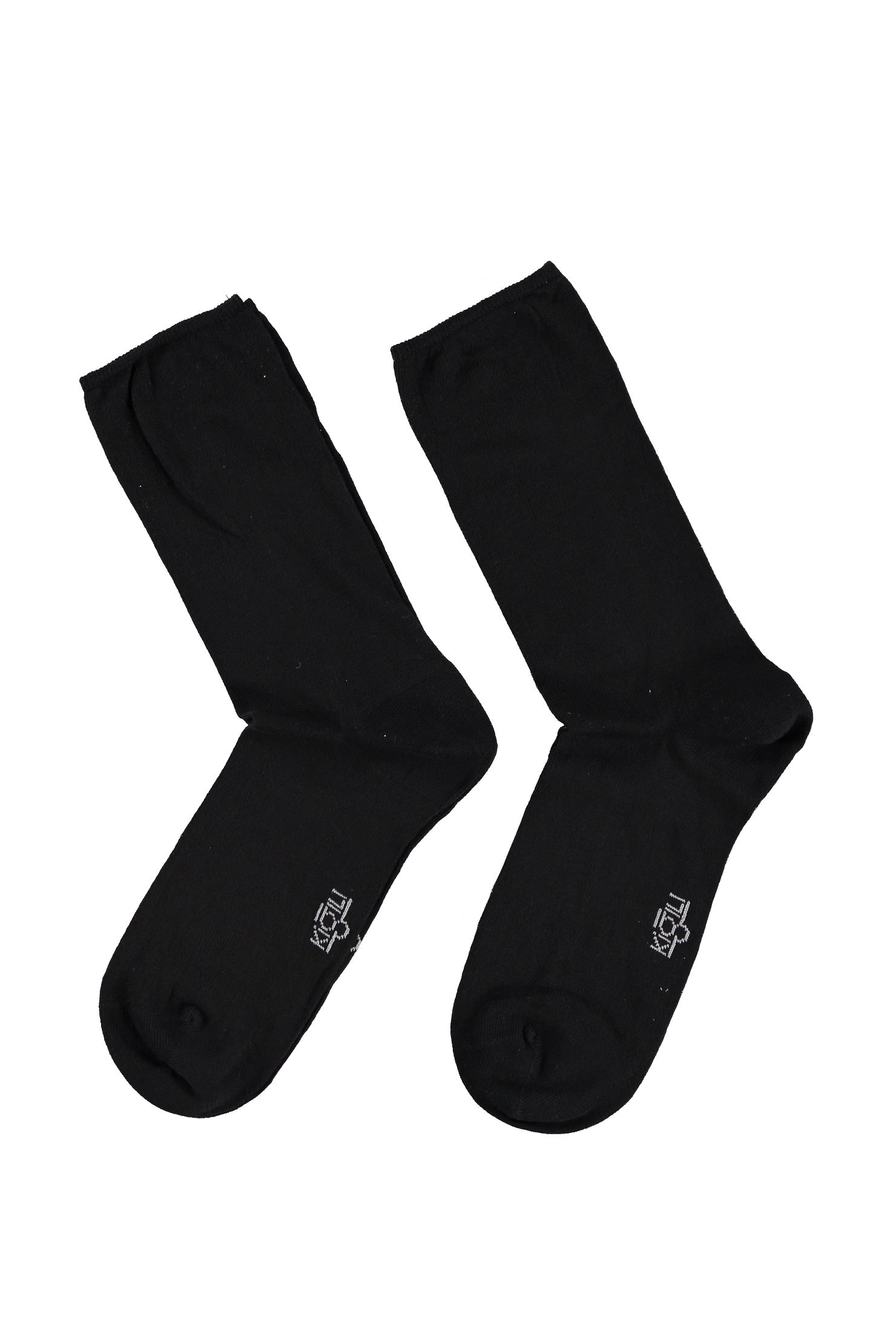 Siyah 2'li Düz Çorap Seti