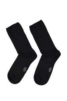 Siyah 2'li Düz Çorap Seti