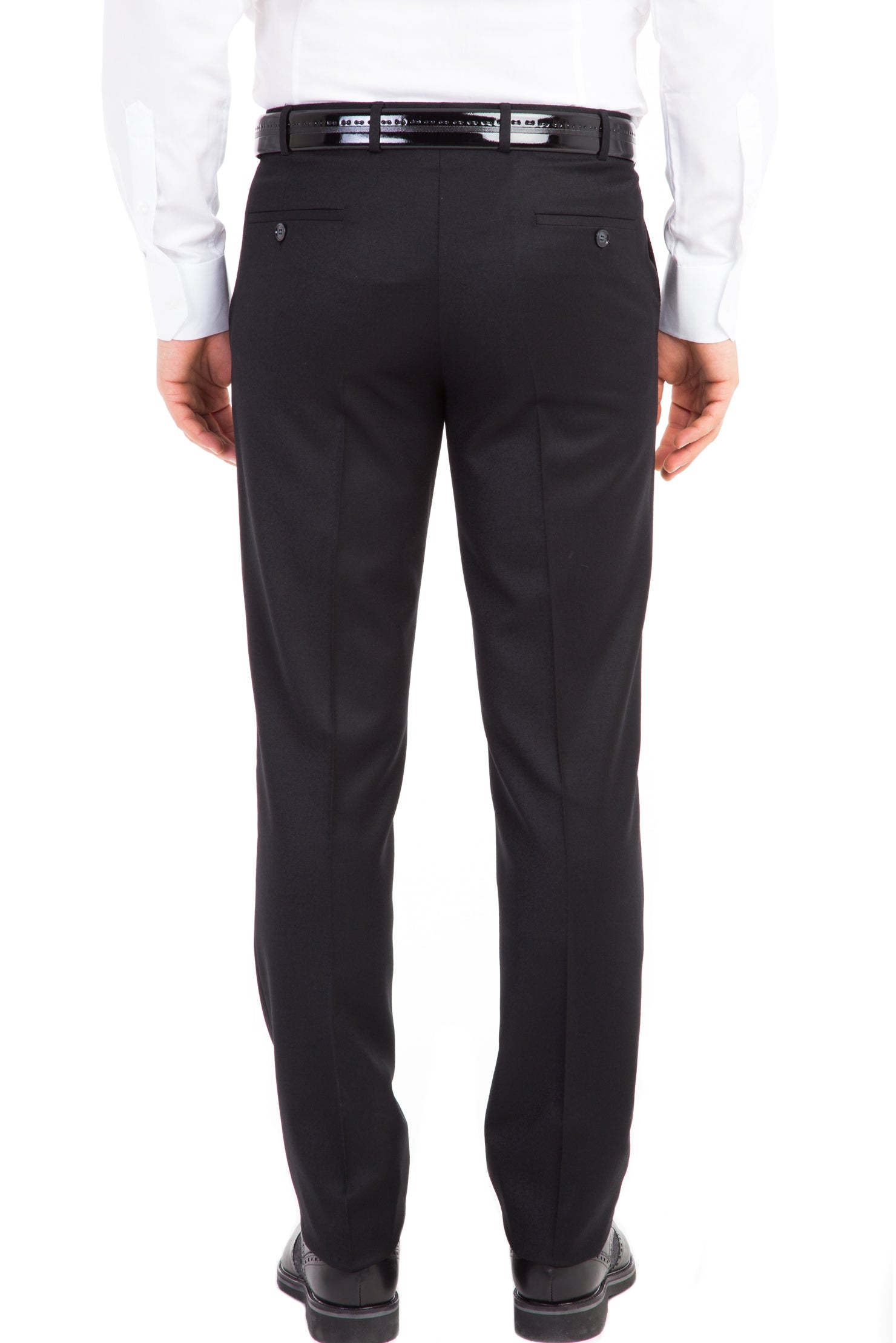 Siyah 6 Drop Regular Fit Standart Kesim Klasik Kuma? Pantolon-Abdullah Ki??l?