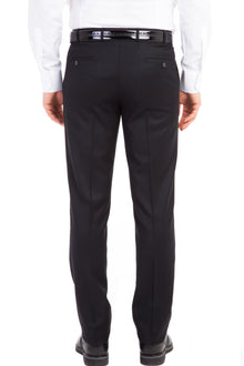 Siyah 6 Drop Regular Fit Standart Kesim Klasik Kuma? Pantolon-Abdullah Ki??l?