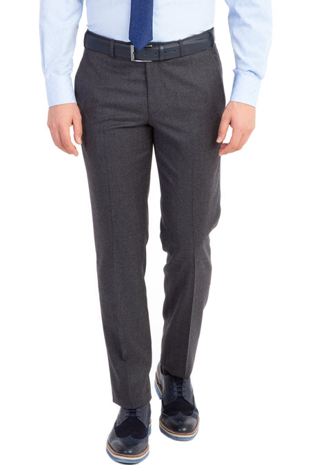 Orta Füme 6 Drop Regular Fit Standart Kesim Klasik Kuma? Pantolon-Abdullah Ki??l?