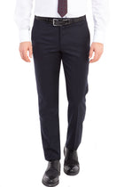 Lacivert 4 Drop Relaxed Fit Rahat Kesim Klasik Kuma? Pantolon-Abdullah Ki??l?