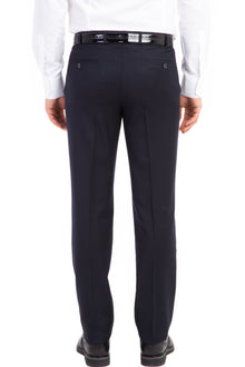 Lacivert 6 Drop Regular Fit Standart Kesim Klasik Kuma? Pantolon-Abdullah Ki??l?