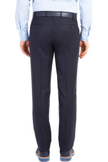 Koyu Mavi 4 Drop Relaxed Fit Rahat Kesim Klasik Kuma? Pantolon-Abdullah Ki??l?