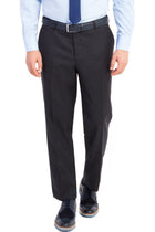 Antrasit Regular Fit Yün Flanel Kumaş Pantolon