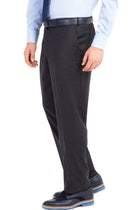 Antrasit Regular Fit Yün Flanel Kumaş Pantolon