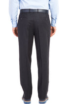 Antrasit Regular Fit Yün Flanel Kumaş Pantolon