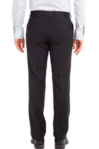 Siyah Slim Fit Dar Kesim Yün Kumaş Pantolon