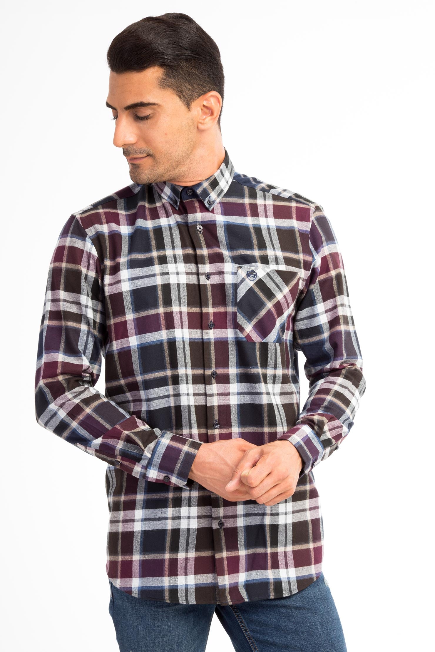 Bordo Kmpny Kz Pam  Flanel Göm