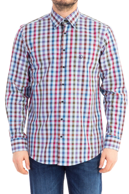 Kırmızı Ak Kmpny Kz Pamuk Gömlek