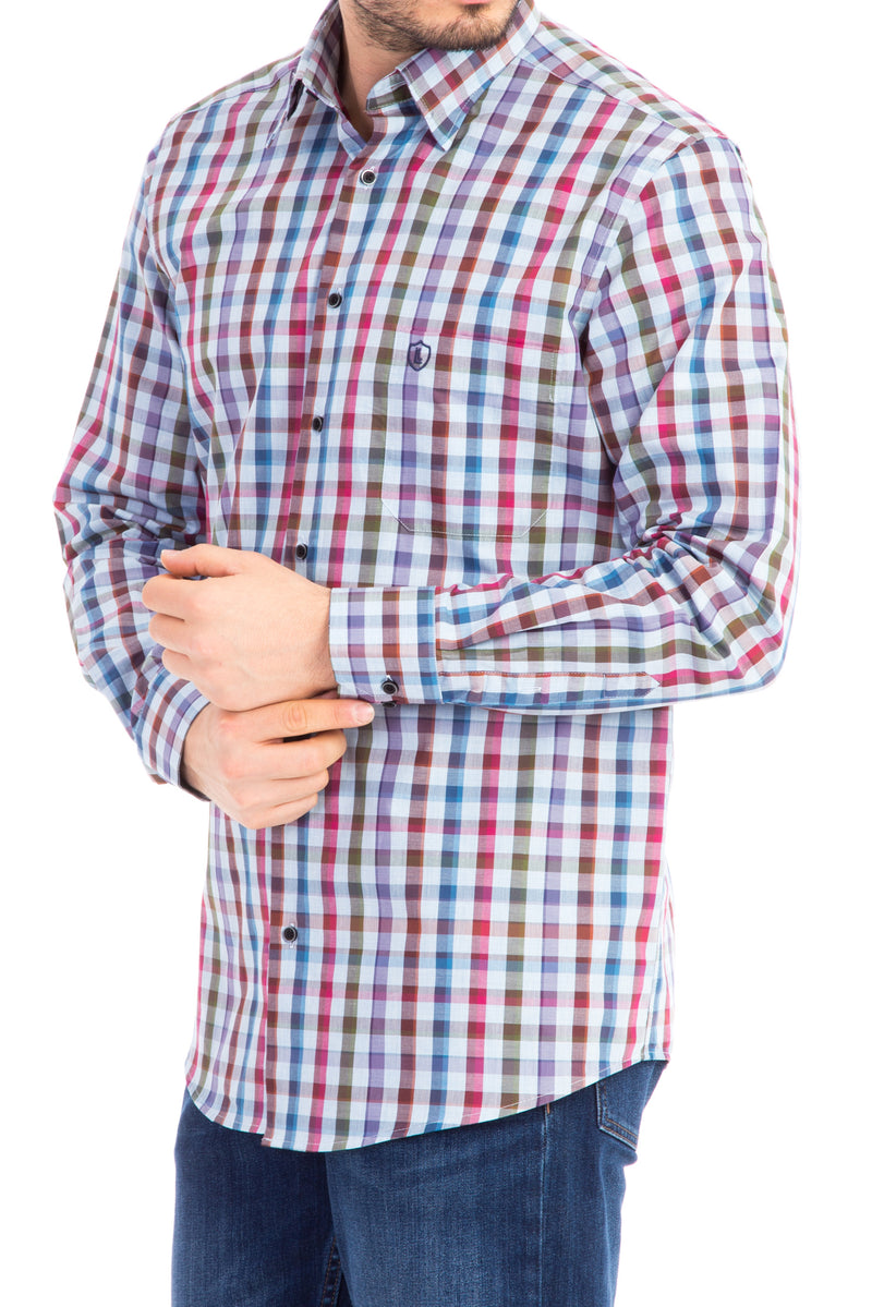 Kırmızı Ak Kmpny Kz Pamuk Gömlek