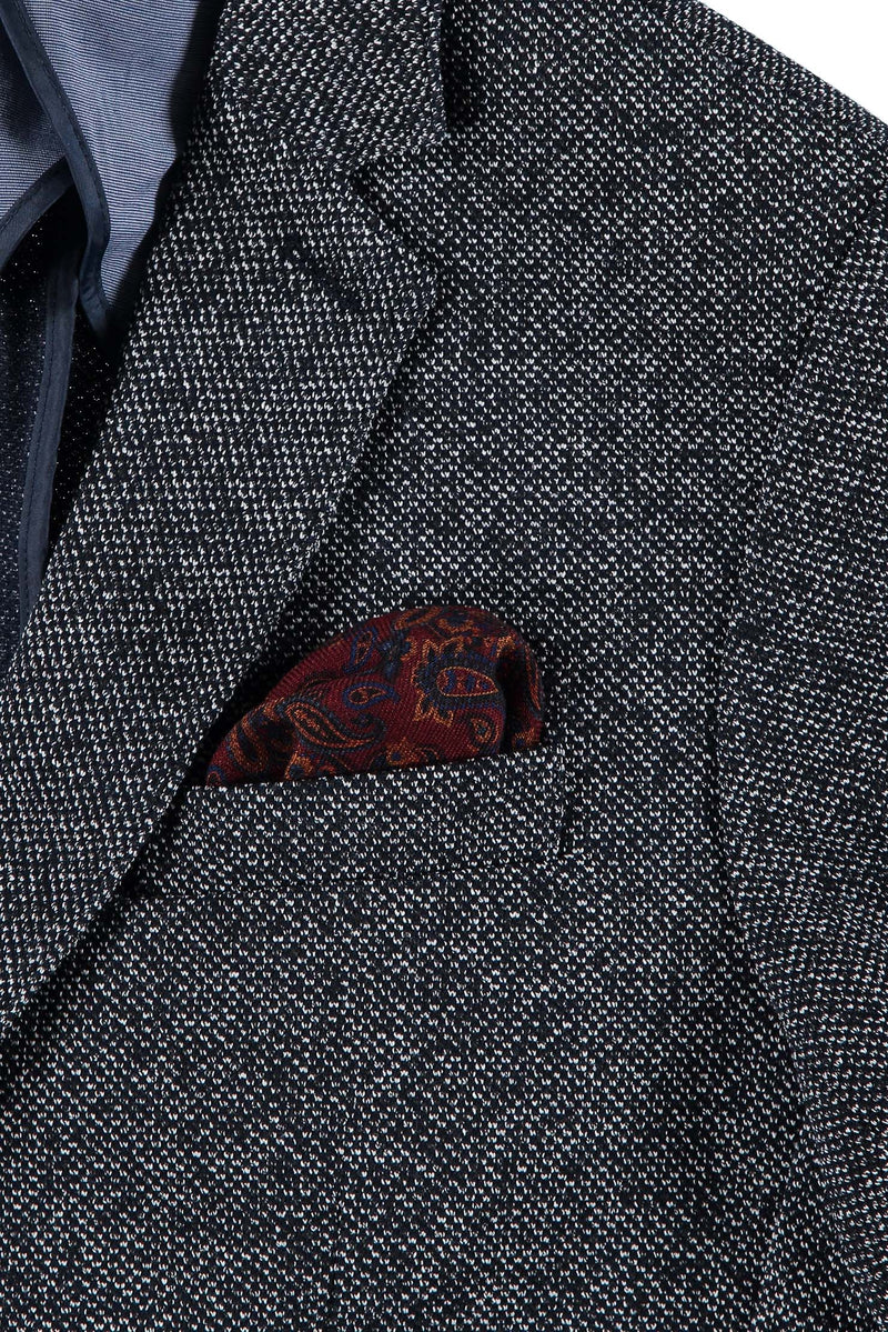 Bordo İtalyan Yün Mendil