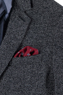 Kırmızı İtalyan Yün Mendil