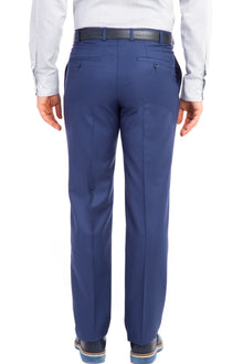 Mavi Kuşgözü Klasik Kumaş Pantolon