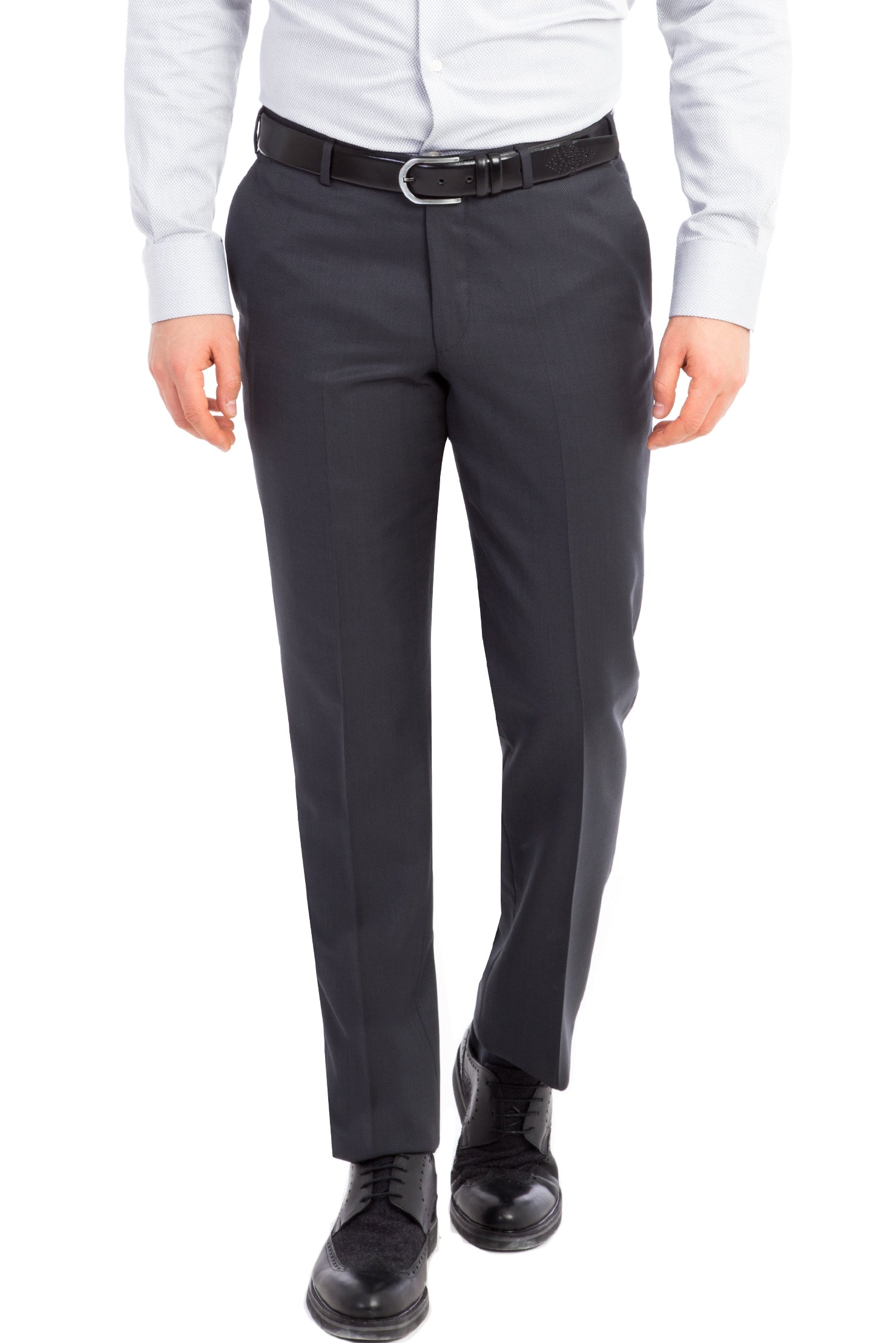 Antrasit Kuşgözü Klasik Kumaş Pantolon