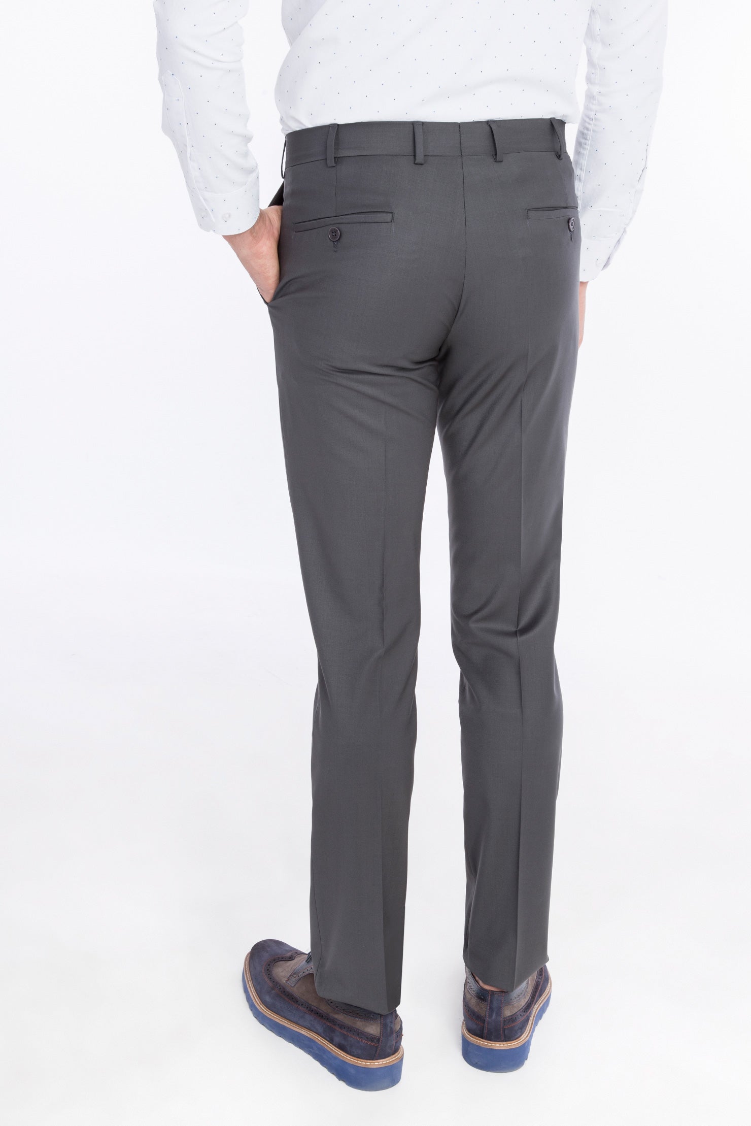 Marengo 6 Drop Regular Fit Standart Kesim Klasik Kuma? Pantolon-Abdullah Ki??l?