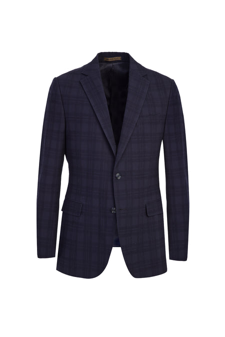 Lacivert 7 Drop Slim Fit Dar Kesim Ceket-Abdullah Ki??l?