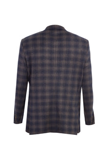 Kahve İtalyan Ekose Ceket