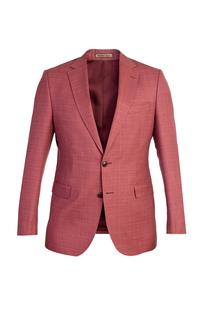 Kiremit İtalyan Kuşgözü Yün Ceket