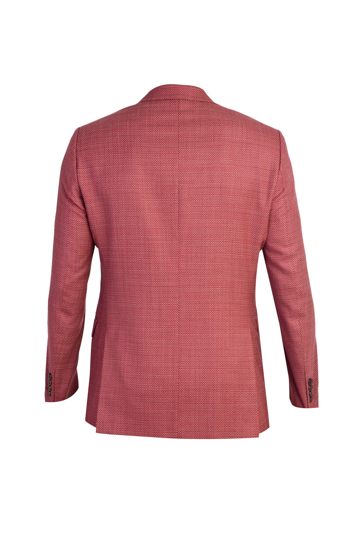 Kiremit İtalyan Kuşgözü Yün Ceket