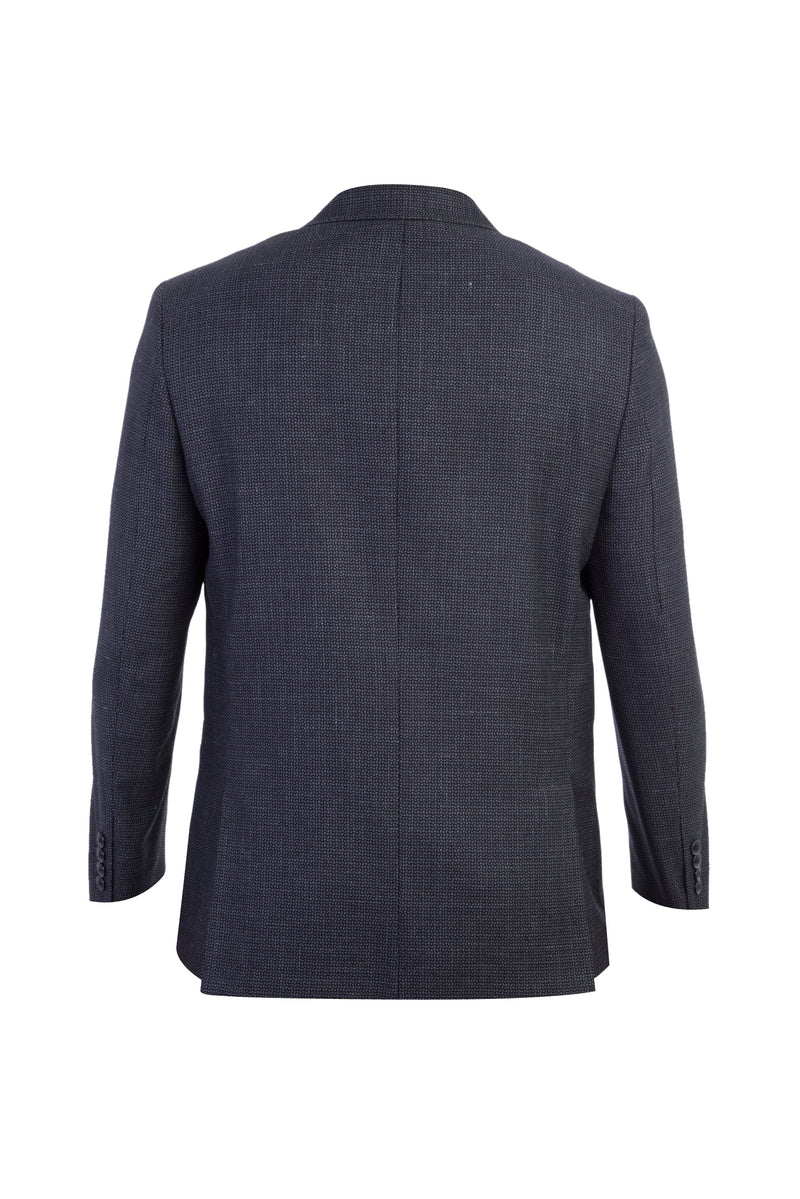 Antrasit İtalyan Yünlü Desenli Ceket