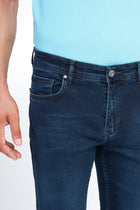Lacivert Regular Fit Standart Kesim Likral? Denim Pantolon-Abdullah Ki??l?