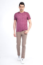 Bej Likralı Kanvas / Chino Pantolon