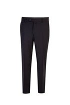 Siyah 4 Drop Relaxed Fit Rahat Kesim Yün Klasik Kuma? Pantolon-Abdullah Ki??l?