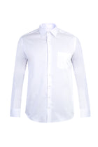 Beyaz Ak Pamuk Saten Klasik Göm