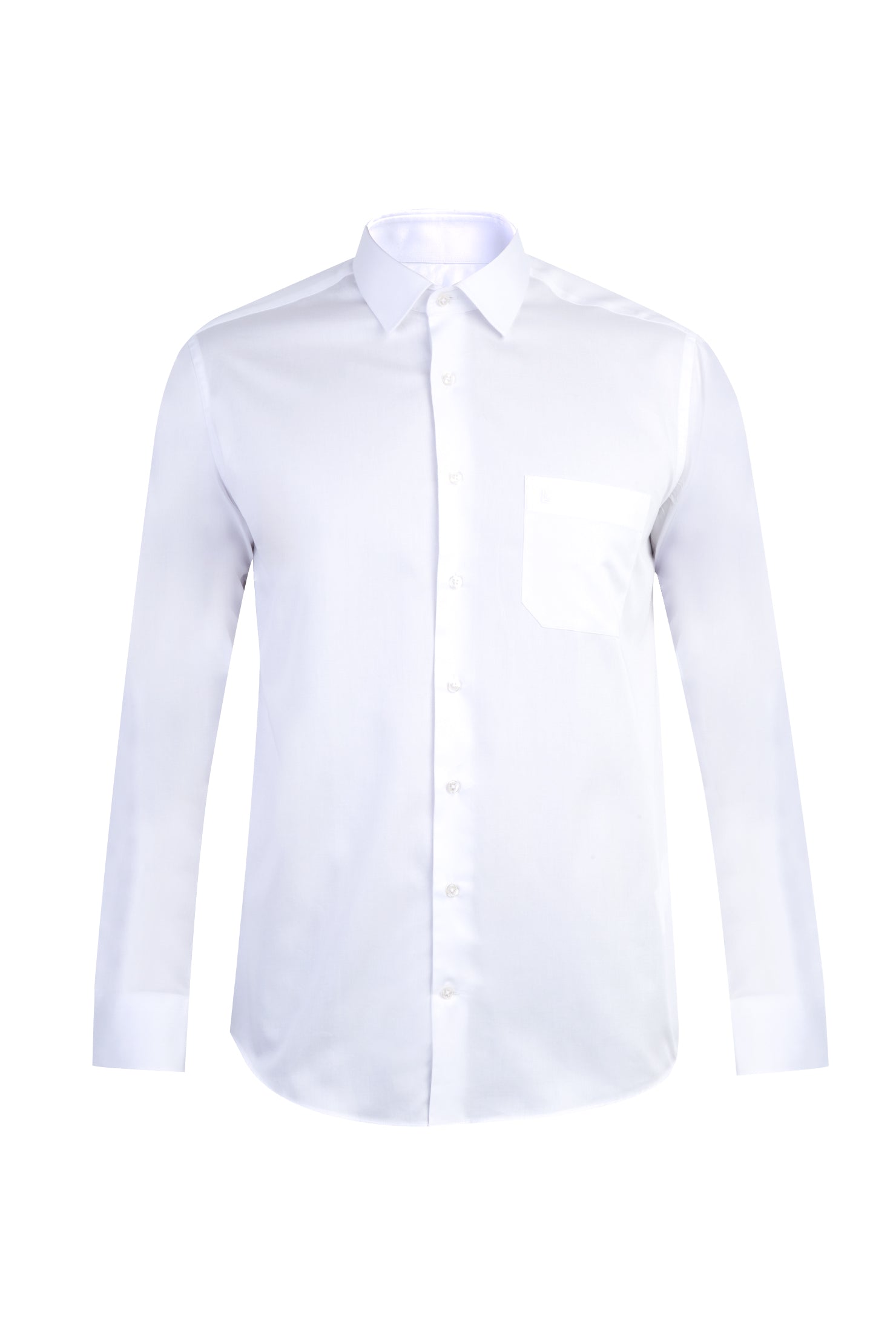 Beyaz Ak Pamuk Saten Klasik Göm